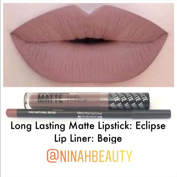 Long Lasting Matte Lipstick Lip Liner duo - Picture 1 of 1
